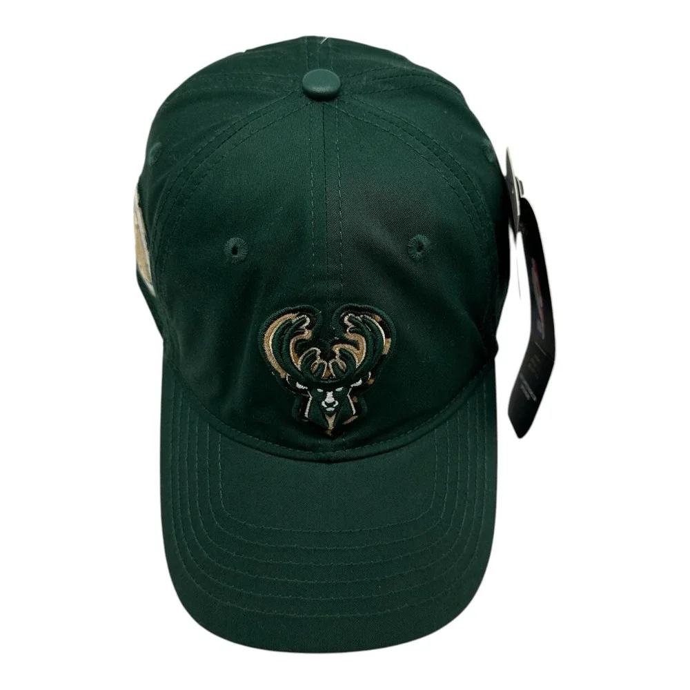 Pro Standard Milwaukee Bucks Hat Cap Strapback Adjustable Green Leopard Cheetah‎